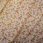 Tricot Fin Lycra Liberty Fond Beige - Ribes y Casals