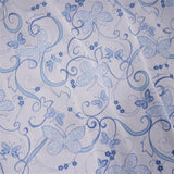 Tricot Fin Lycra Branches Bleus - Ribes y Casals