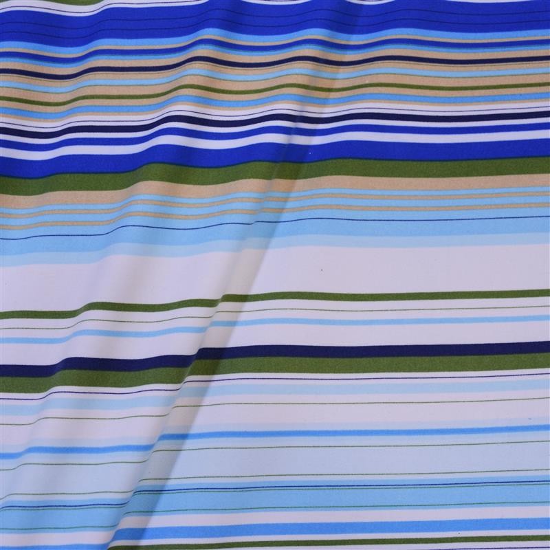 Tricot Fin Lycra Rayures Bleues - Ribes y Casals