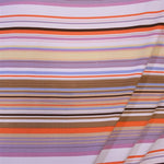 Tricot Fin Lycra Rayures Mauves - Ribes y Casals