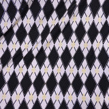 Tricot Fin Lycra Losanges Lurex - Ribes y Casals