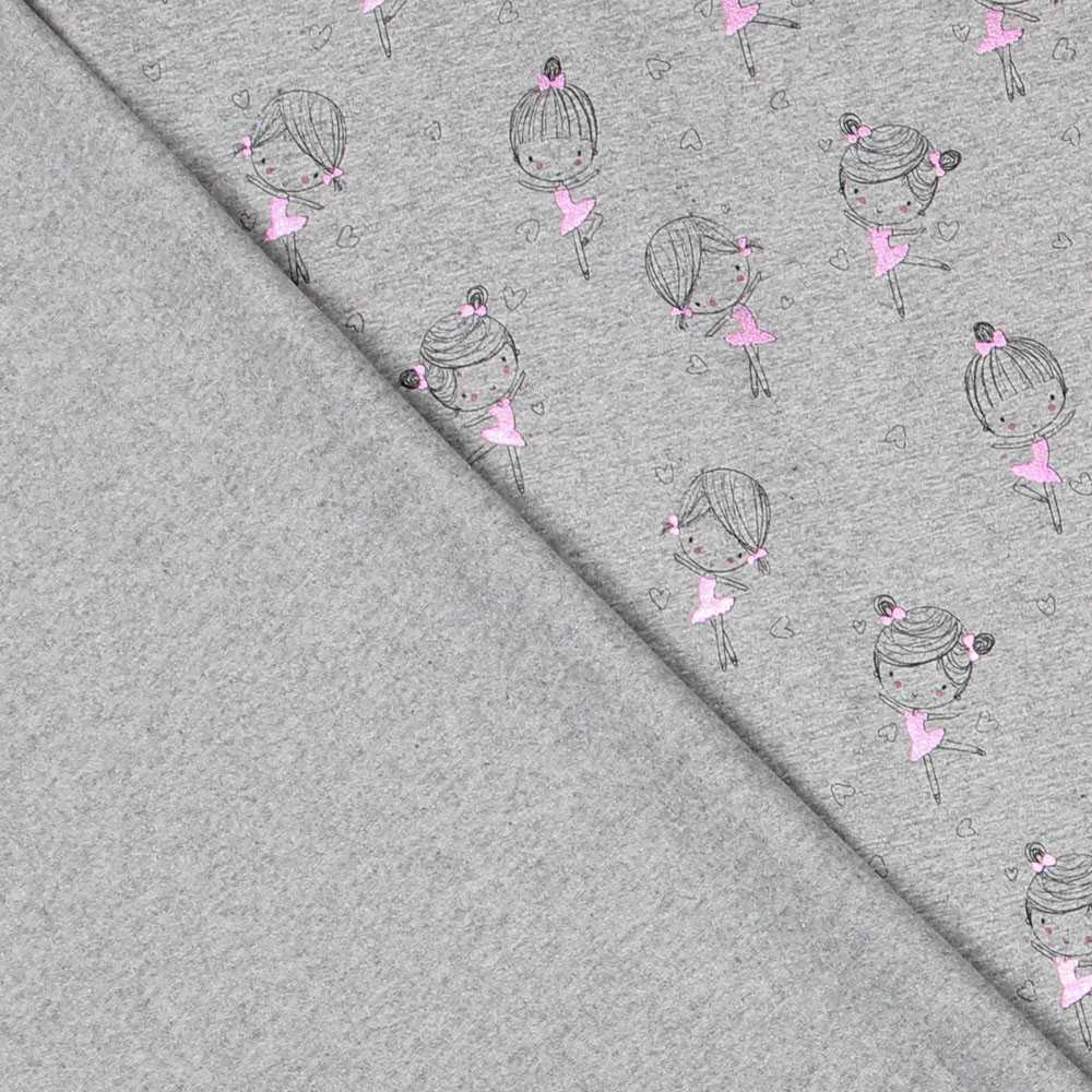 Jersey de Coton Paillettes Ballet Rose - Ribes y Casals