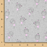 Jersey de Coton Paillettes Ballet Rose - Ribes y Casals