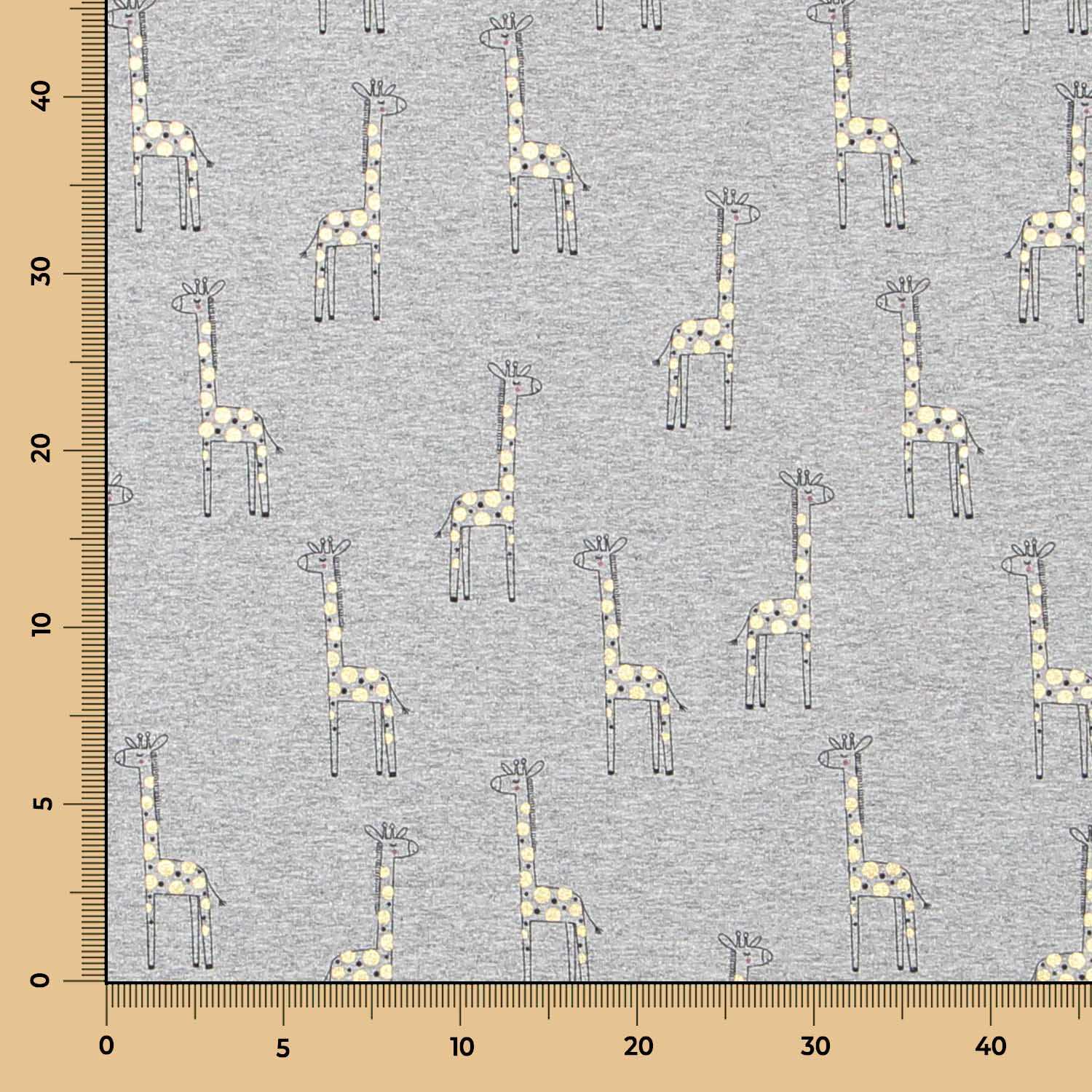 Jersey de Coton Girafe Scintillant - Ribes y Casals