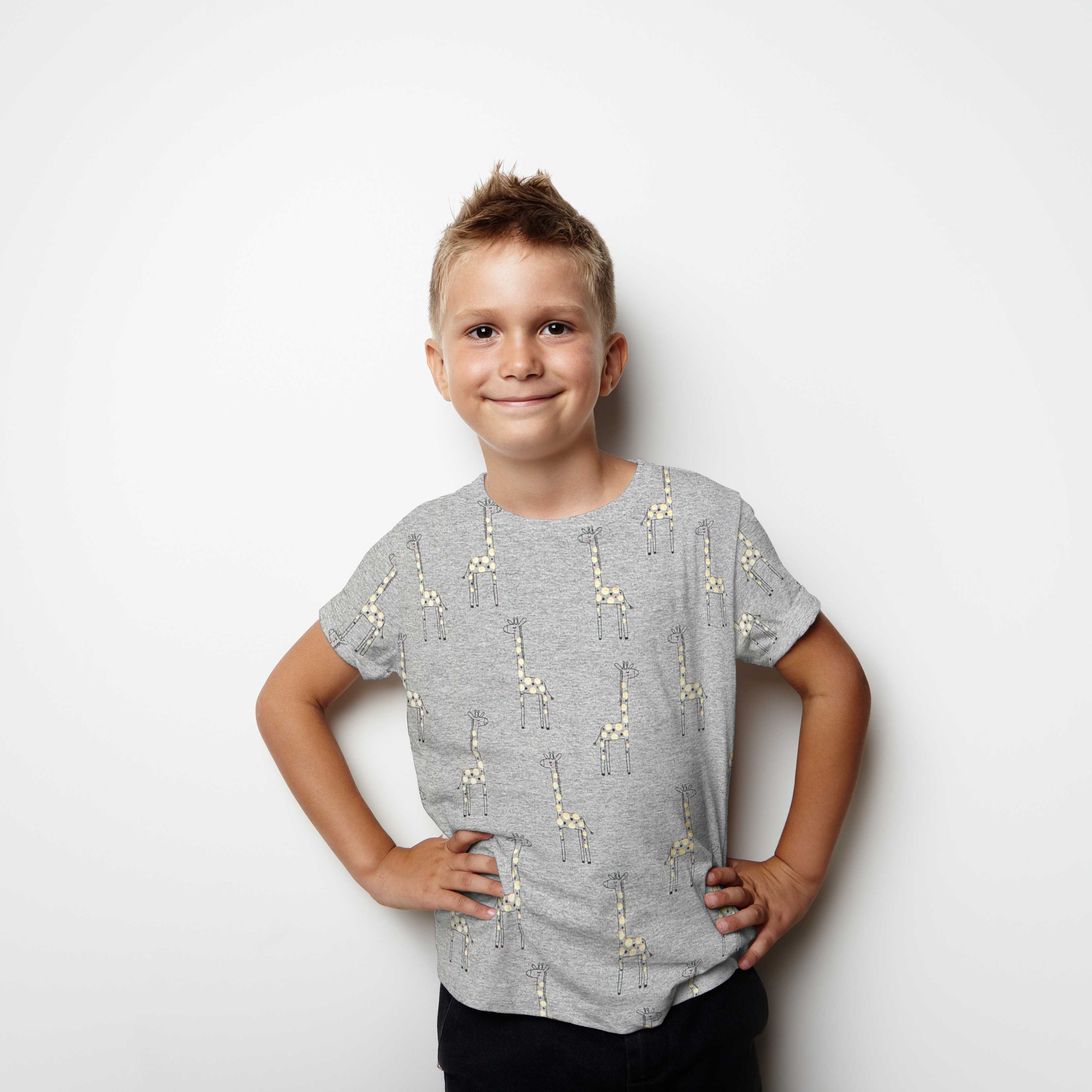 Jersey de Coton Girafe Scintillant - Ribes y Casals