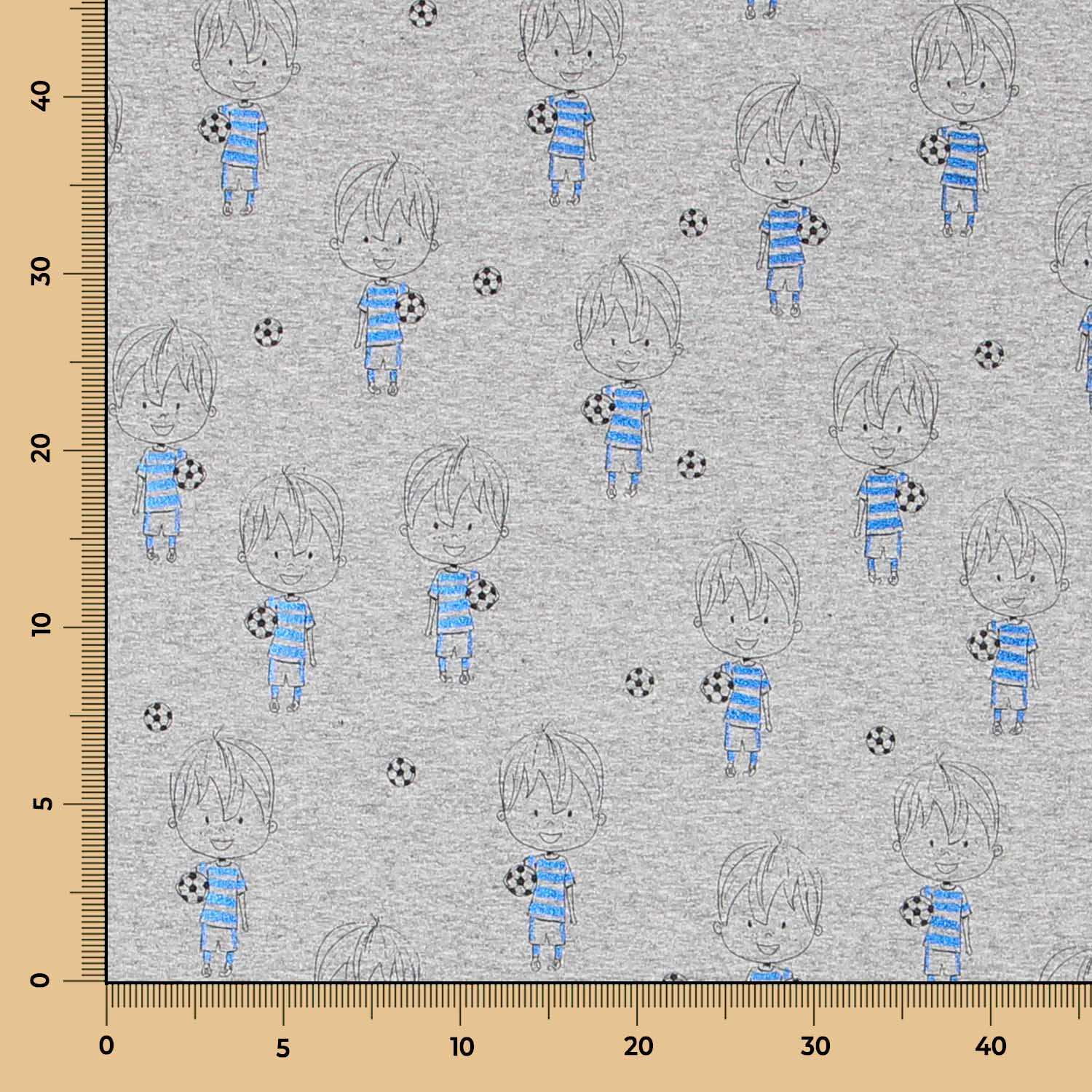 Jersey de Coton Paillettes Player Bleu - Ribes y Casals