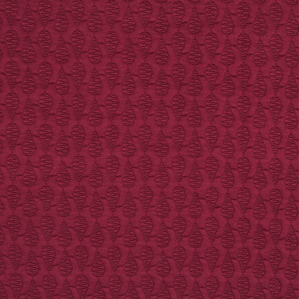 Tricot Jacquard Chaîne Bordeaux - Ribes y Casals