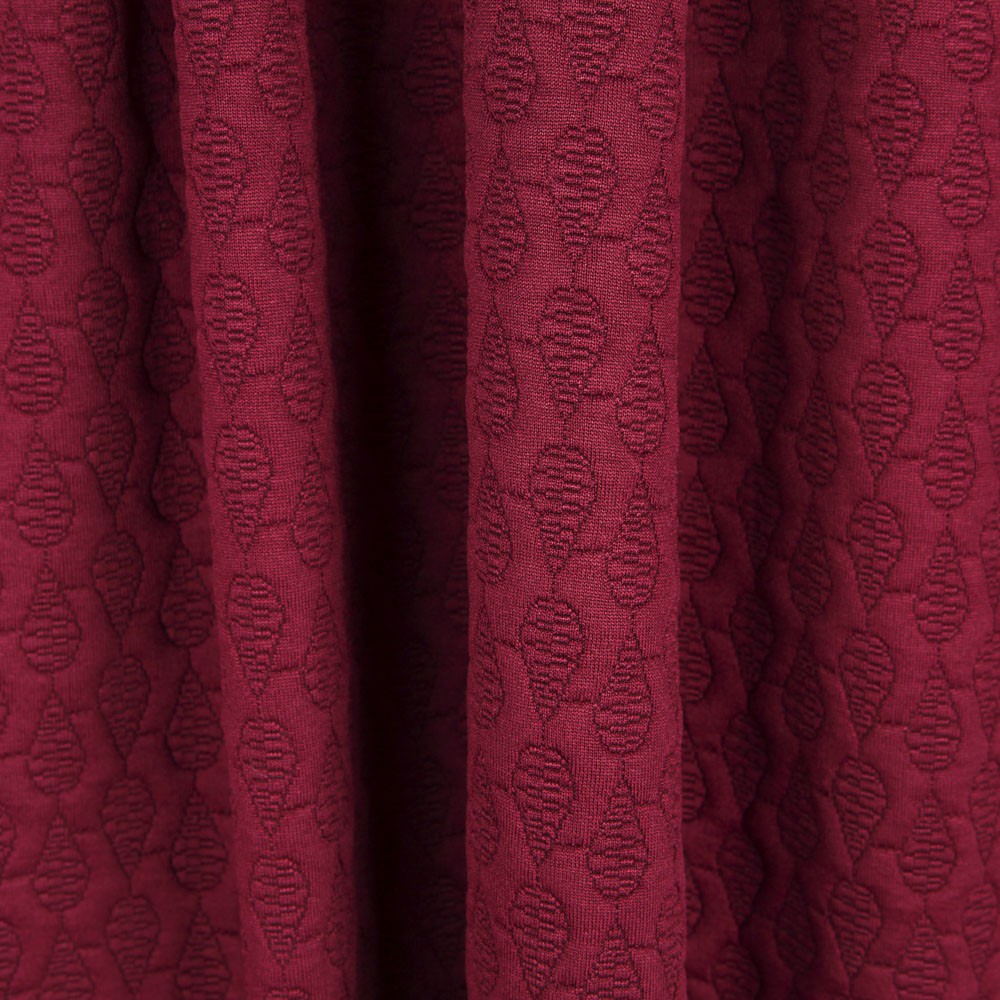 Tricot Jacquard Chaîne Bordeaux - Ribes y Casals