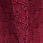 Tricot Jacquard Chaîne Bordeaux - Ribes y Casals