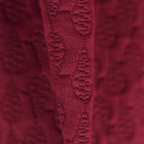 Tricot Jacquard Chaîne Bordeaux - Ribes y Casals