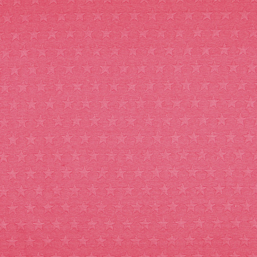 Maille Jacquard Fuchsia Étoiles - Ribes y Casals