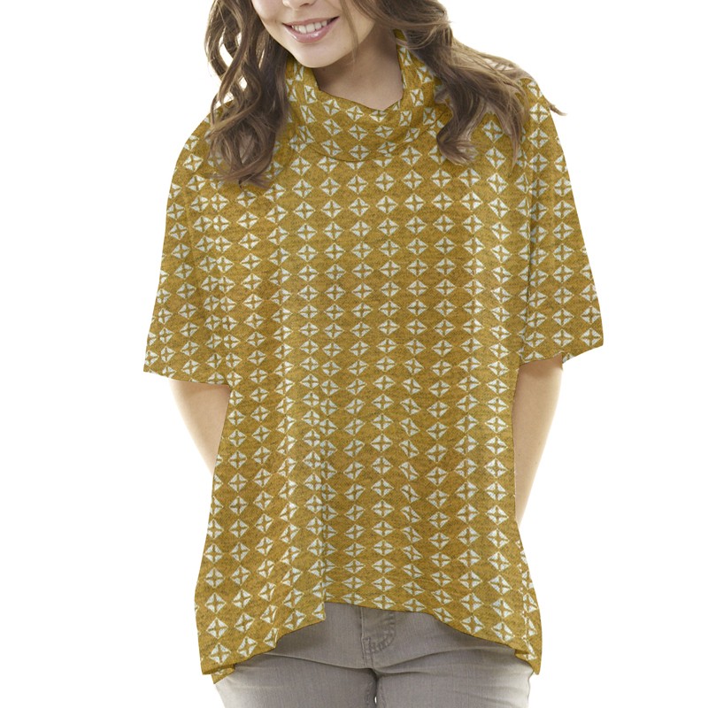 Maille Jersey Étoiles Ocre - Ribes y Casals