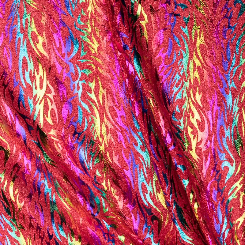 Maille Lamé Tribal Rouge - Ribes y Casals
