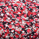 Tricot Lycra Aquarelles Rouge et Corail - Ribes y Casals