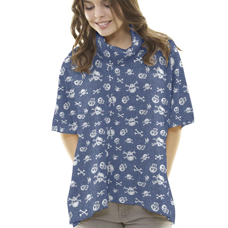 Jersey Mode Squelette Denim - Ribes y Casals