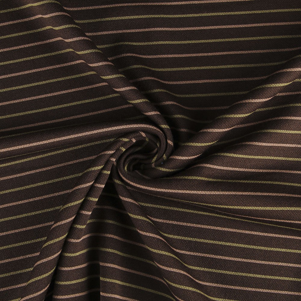 Jersey Côtelé Rayures Marron - Ribes y Casals