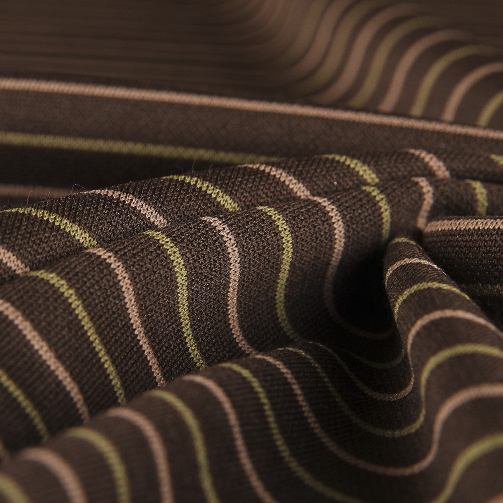 Jersey Côtelé Rayures Marron - Ribes y Casals