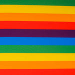 Tissu Polyester Vertical Multicolore Gay Pride - Ribes y Casals