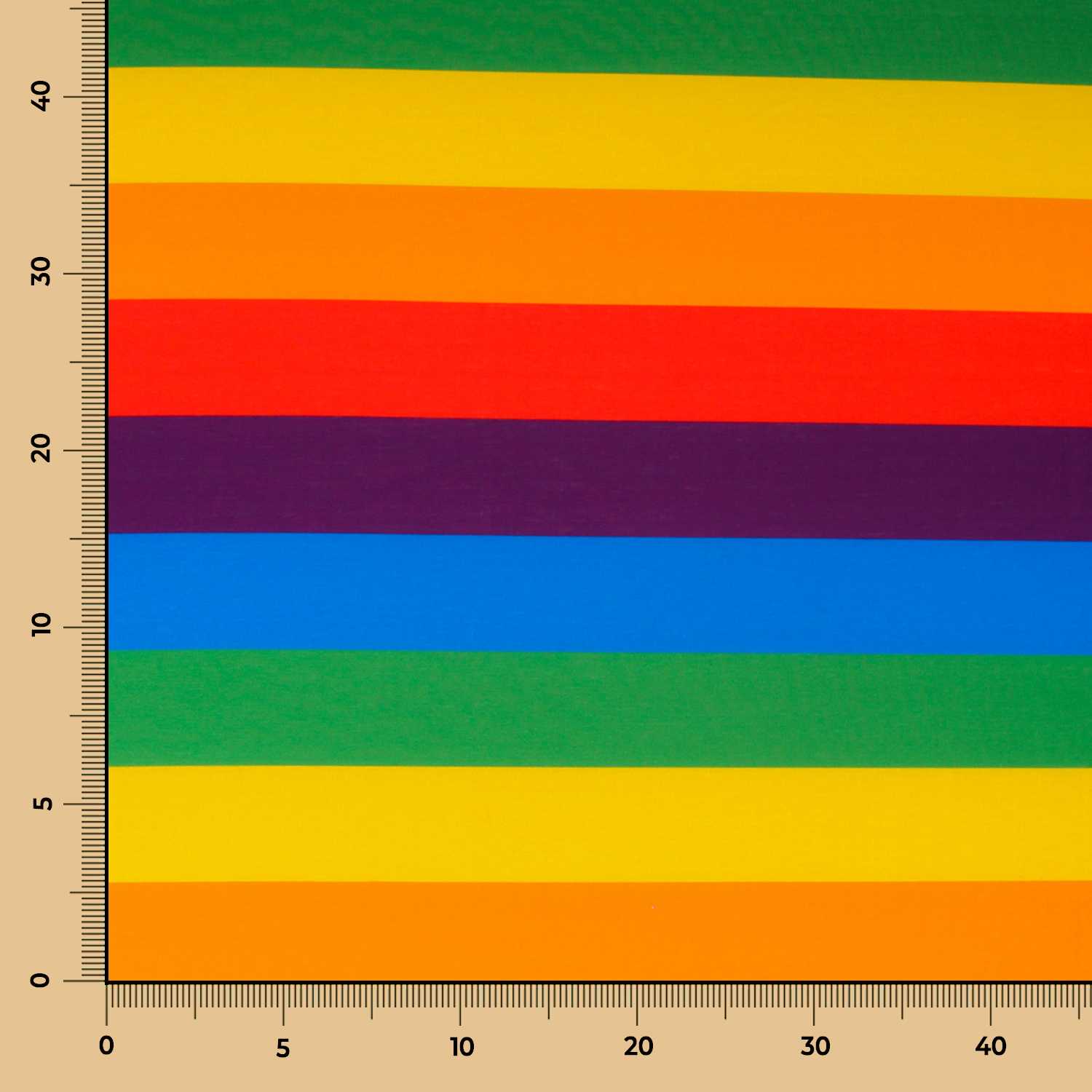 Tissu Polyester Vertical Multicolore Gay Pride - Ribes y Casals