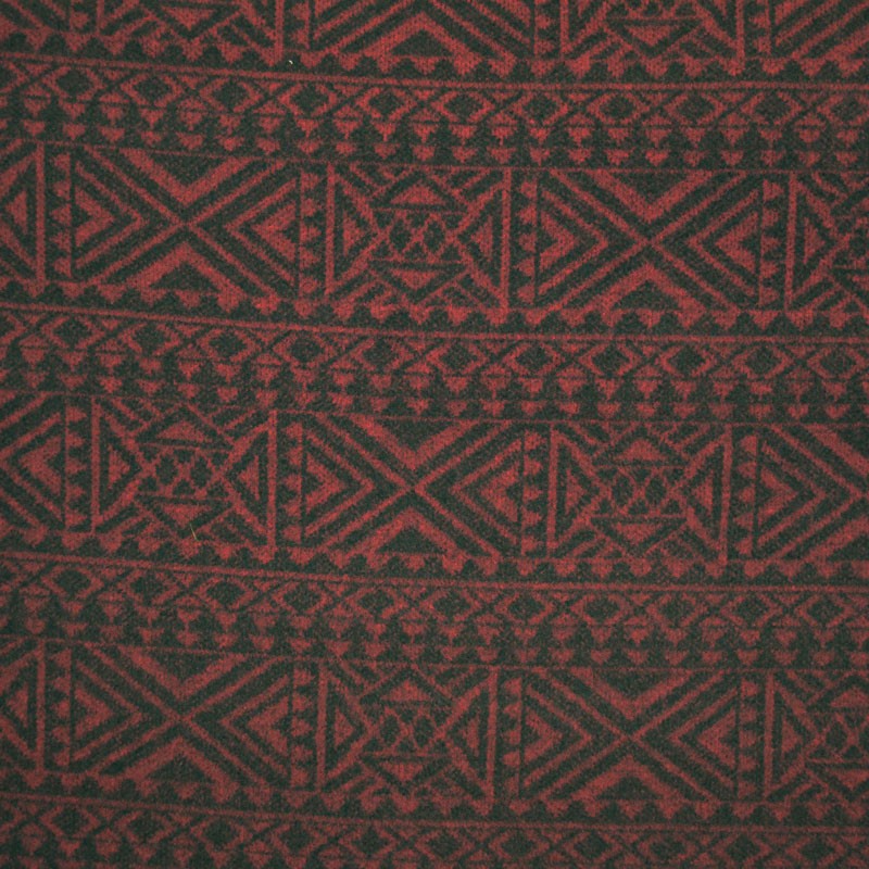 Tricot Poncho Liseré Grenat - Ribes y Casals
