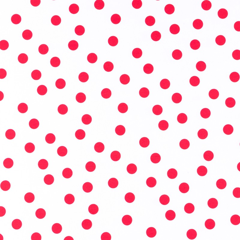 Maille Polyester Flamenco Rouge 18mm Blanc - Ribes y Casals