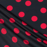 Maille Polyester Flamenco Rouge 33mm Noir - Ribes y Casals