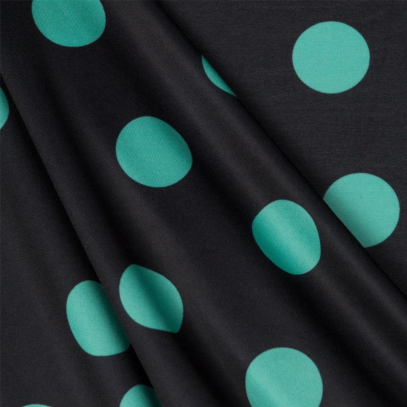 Maille Polyester Flamenco Vert 33mm Noir - Ribes y Casals
