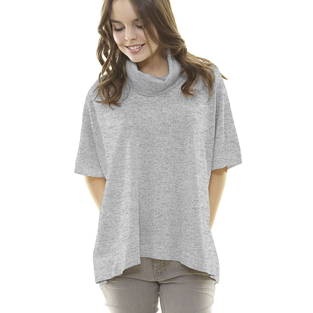 Sweat French Terry Peluche Gris Clair - Ribes y Casals