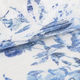 Punto Tricot Floral Azul - Ribes y Casals