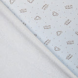 Minky Élastique Chats Bleu - Ribes y Casals