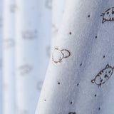 Minky Élastique Chats Bleu - Ribes y Casals