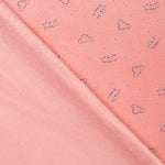 Minky Élastique Chats Corail - Ribes y Casals