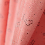 Minky Élastique Chats Corail - Ribes y Casals