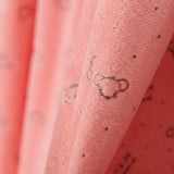 Minky Élastique Chats Corail - Ribes y Casals