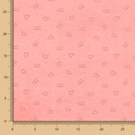 Minky Élastique Chats Corail - Ribes y Casals