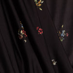Maille Été Petites Fleurs Noir - Ribes y Casals