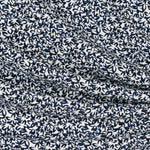Maille Viscose Feuilles Bleu - Ribes y Casals