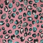 Maille Viscose Léopard Rose - Ribes y Casals