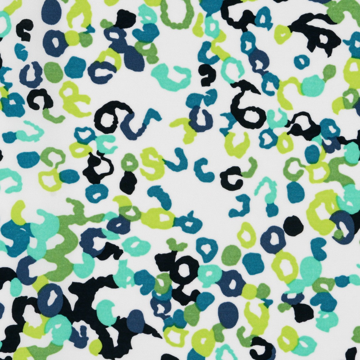 Maille Viscose Marguerites Vert - Ribes y Casals