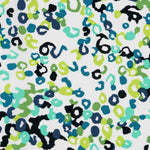 Maille Viscose Marguerites Vert - Ribes y Casals