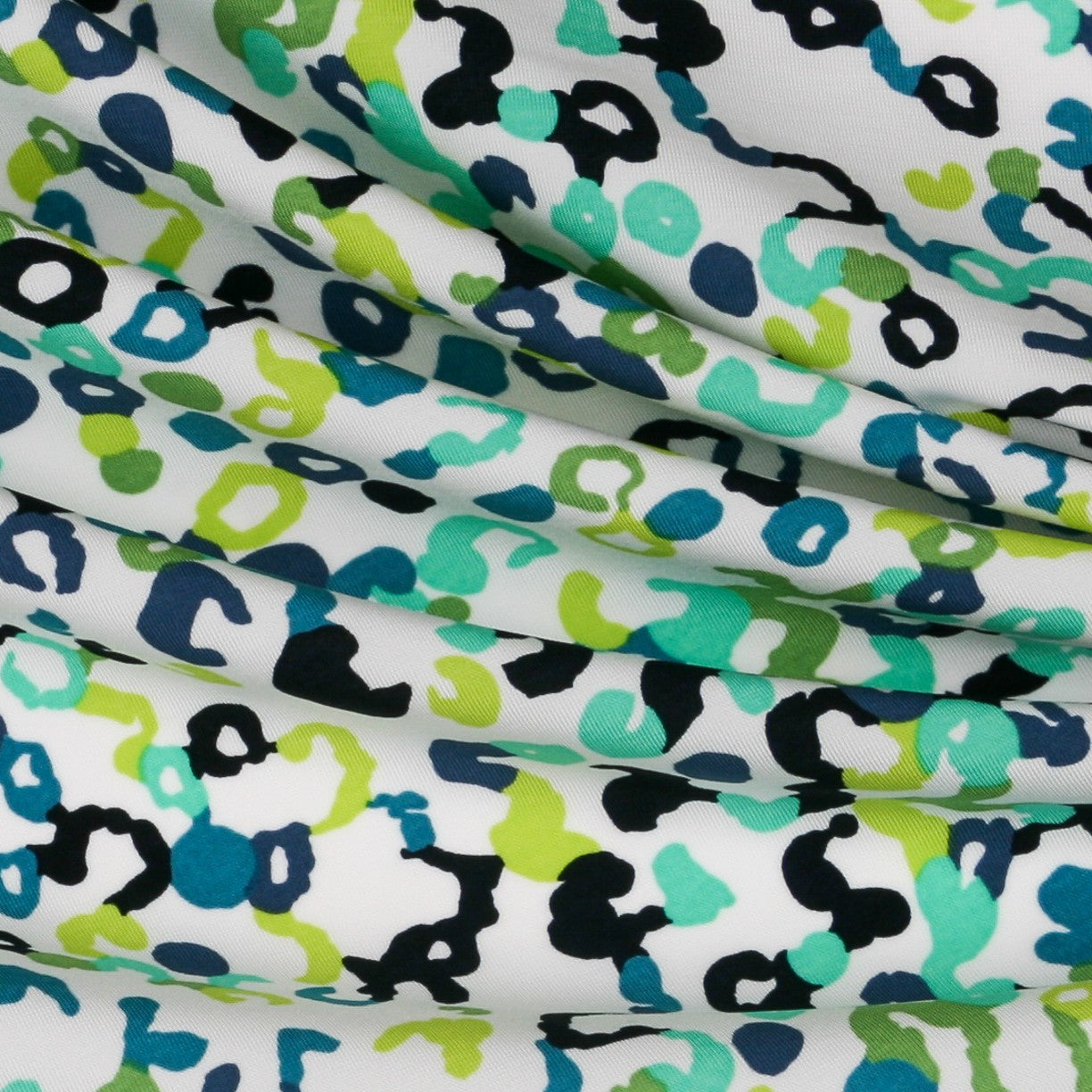 Maille Viscose Marguerites Vert - Ribes y Casals