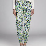 Maille Viscose Marguerites Vert - Ribes y Casals