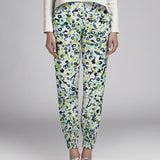 Maille Viscose Marguerites Vert - Ribes y Casals