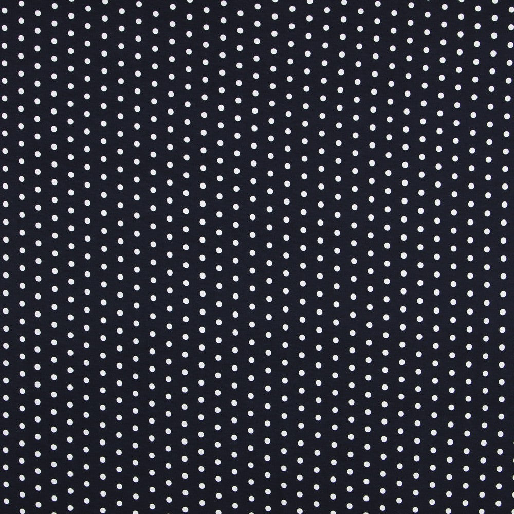 Maille Viscose Pois Bleu - Ribes y Casals