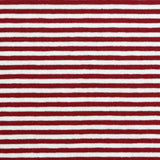 Tricot Viscose Rayures 2 mm Rouges - Ribes y Casals