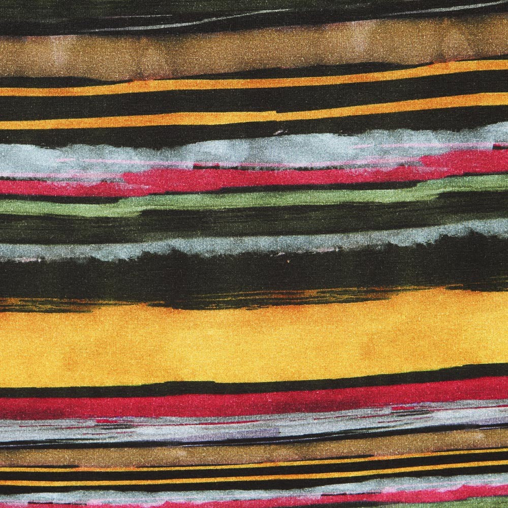 Maille Viscose Rayures Multicolores - Ribes y Casals