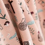 Maille Coton Forêt Nordique Rose - Ribes y Casals