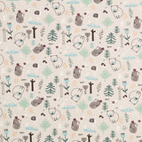 Maille Coton Forêt Nordique Vison - Ribes y Casals