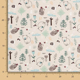 Maille Coton Forêt Nordique Vison - Ribes y Casals