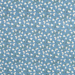 Punto Algodón Claveles Azul - Ribes y Casals